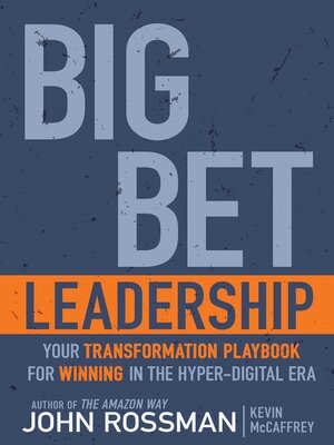 cover image of Big Bet Leadership